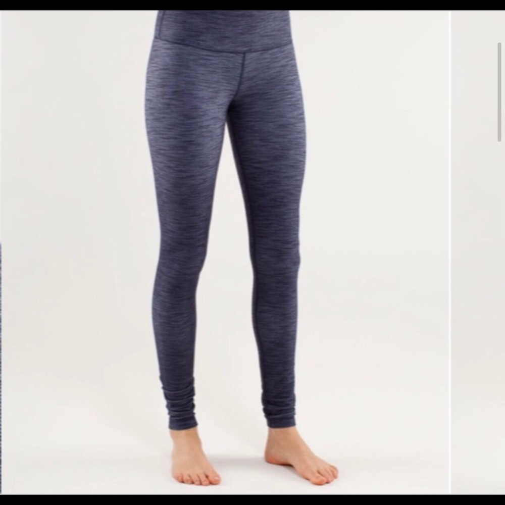 Lululemon Wunder Under Pant Denim Deep Indigo